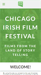 Mobile Screenshot of chicagoirishfilmfestival.com