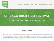 Tablet Screenshot of chicagoirishfilmfestival.com